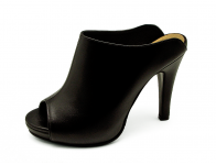 Women Sandals High Heel HSC-64 Black Nappa