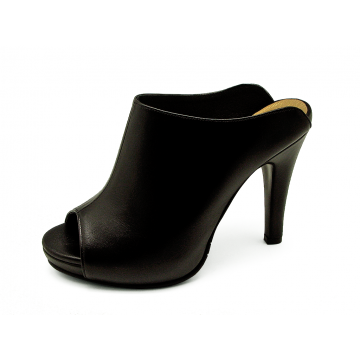 Women Sandals High Heel HSC-64 Black Nappa