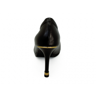 Women Courts High Heel HSC-89 Black Nappa