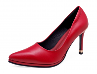 Women Courts High Heel HSC-89 Red Nappa