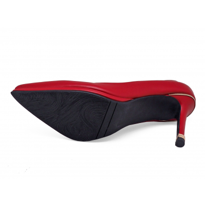 Women Courts High Heel HSC-89 Red Nappa