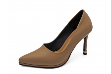 Women Courts High Heel HSC-89 Beige Nappa
