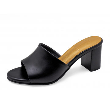 รองเท้าแตะ HSC-95 หนังนิ่มดำ