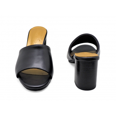 รองเท้าแตะ HSC-95 หนังนิ่มดำ