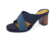 รองเท้าแตะ HSC-97 หนังกลับเทา-กลับกรม