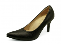 Women Courts High Heel HSV-23 Black Sheep Leather