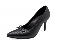 Women Courts High Heel HSV-25 Black Nappa
