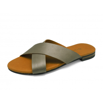 Women Sandals LS-10 Brown Nappa