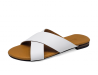 Women Sandals LS-10 White Nappa