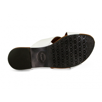 Women Sandals LS-10 White Nappa