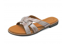 Women Sandals Flat LS-12 Imported Brown Printed PU