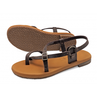 Women Sandals LS-15 Brown Nubuck (Oiled)