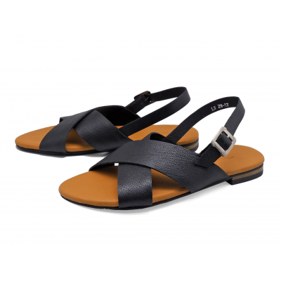 Women Sandals LS-20 Black Sheep Leather
