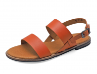 รองเท้าแตะ LS-21 หนังนิ่มส้ม