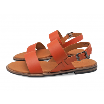 รองเท้าแตะ LS-21 หนังนิ่มส้ม