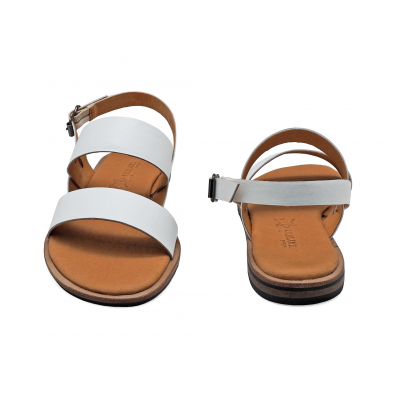 รองเท้าแตะ LS-21 หนังนิ่มขาว