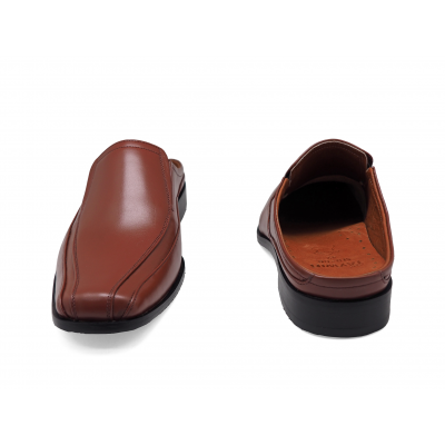 SALE 50% Men Loafers MB-06 Brown Nappa