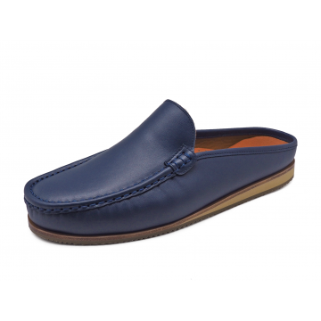 Men Sandals MV-08 Navy Nappa