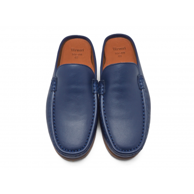 Men Sandals MV-08 Navy Nappa
