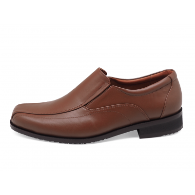 MEN LOAFERS MV-14 Brown Nappa