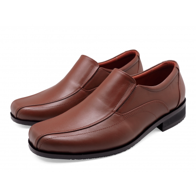 MEN LOAFERS MV-14 Brown Nappa