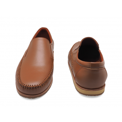 MEN LOAFERS MV-15 Tan Nappa