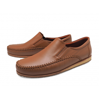 MEN LOAFERS MV-15 Tan Nappa