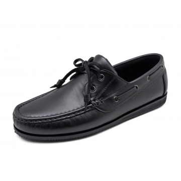 MEN LACE UPS MV-16 Black Nappa