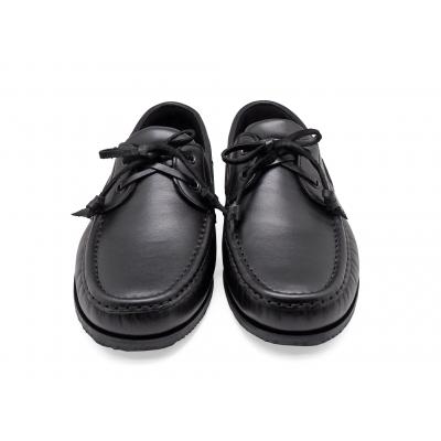 MEN LACE UPS MV-16 Black Nappa