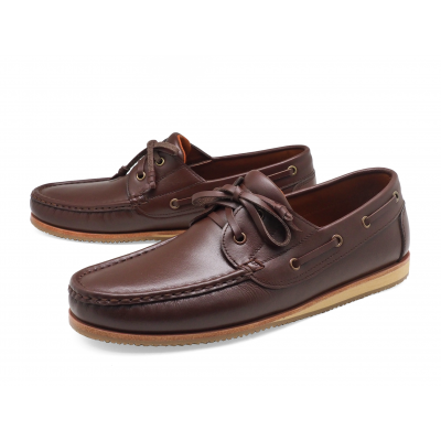 รองเท้าคัทชู MV-16 หนังนิ่มตาล