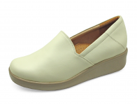 Women Courts Flat SB-07 Cream Nappa