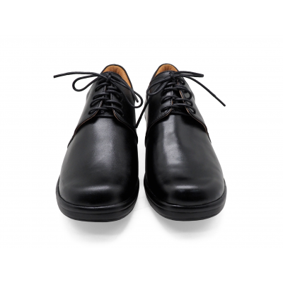 Women Courts Flat SB-08 Black Nappa
