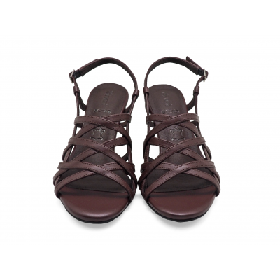 Women Sandals SC-69 Brown Nappa