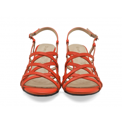 Women Sandals SC-69 Orange Nappa