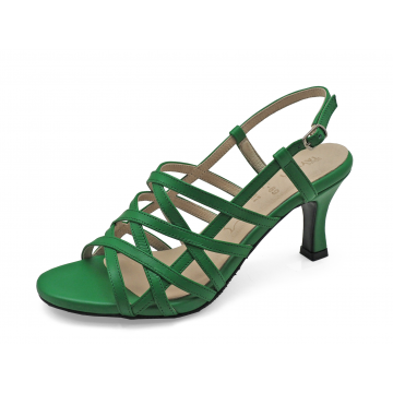 Women Sandals SC-69 Green Nappa