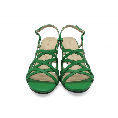 Women Sandals SC-69 Green Nappa