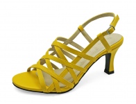 Women Sandals SC-69 Yellow Nappa