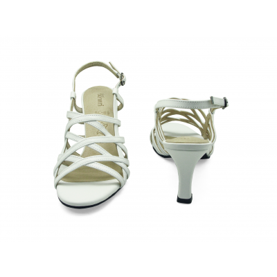 Women Sandals SC-69 White Nappa