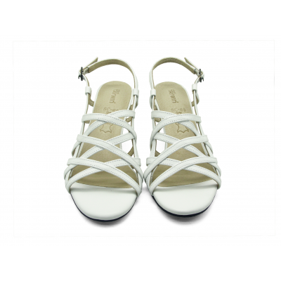 Women Sandals SC-69 White Nappa