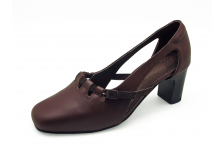 Women Courts Middle Heel SC-72 Brown Nappa-Brown Suede