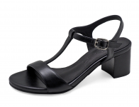 รองเท้าแตะ SC-81 หนังนิ่มดำ