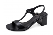 รองเท้าแตะ SC-81 หนังนิ่มดำ