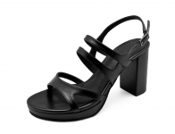 Women Courts High Heel SC-82 Black Nappa