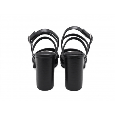 Women Courts High Heel SC-82 Black Nappa
