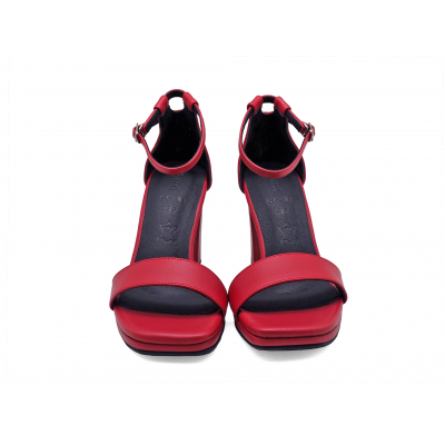 Women Courts High Heel SC-83 Red Nappa