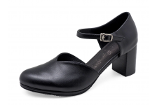 Women Sandals SC-85 Black Nappa