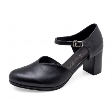 Women Sandals SC-85 Black Nappa