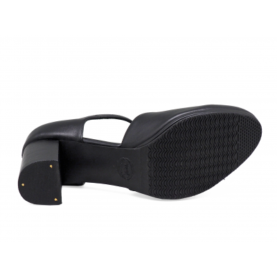 Women Sandals SC-85 Black Nappa