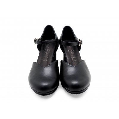 Women Sandals SC-85 Black Nappa