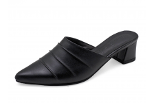Women Sandals SC-86 Black Nappa